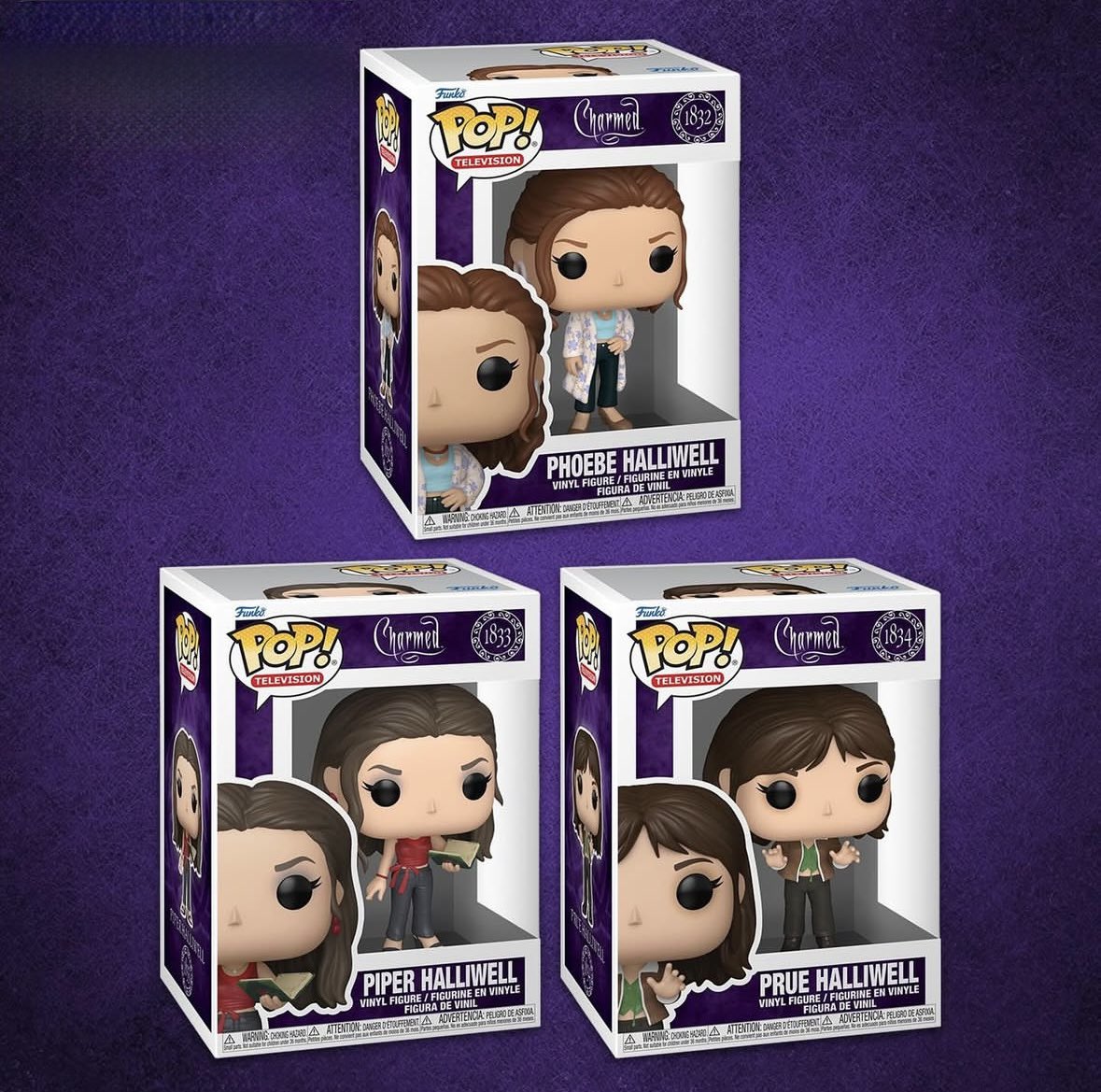 PreviouslySerie's tweet photo. #Charmed #Embrujadas

⚠️ATENCIÓN⚠️

“El poder de tres”🪄

Primer vistazo de los @funko de la serie🥹 https://t.co/FrI9ea6OBc