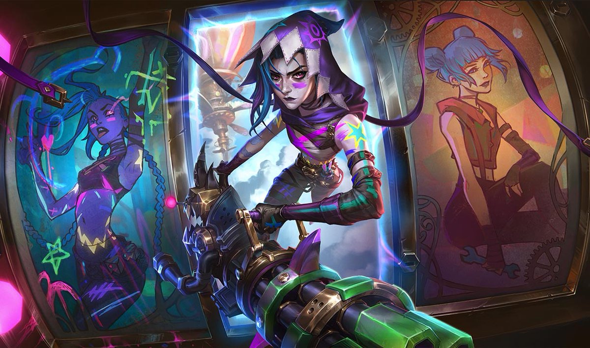 Arcane: Fractured Jinx Updated Splashart

OLD /// NEW