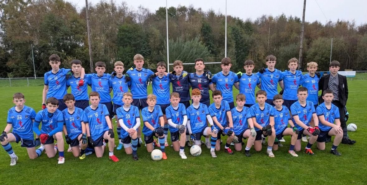 Well done to our Corn na nOg team who won their final group game today. Final score <a href="/stciaransballyg/">St Ciaran's College</a> 4-8 <a href="/StMarysGSM/">StMarysMagherafelt</a>  0-12. <a href="/ulsterschools/">Ulster Schools GAA</a> <a href="/teamtalkmagLIVE/">Teamtalkmag.com</a> <a href="/TyroneGAALive/">Tyrone GAA</a> @tyro