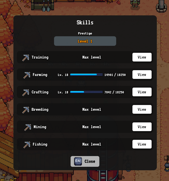 AprelKripta's tweet image. I’m really looking forward to tomorrow’s event! 🎉
In the meantime, I maxed out my fishing skill 🎣💪
How’s your skill progression going? Have you focused on any specific ones lately?