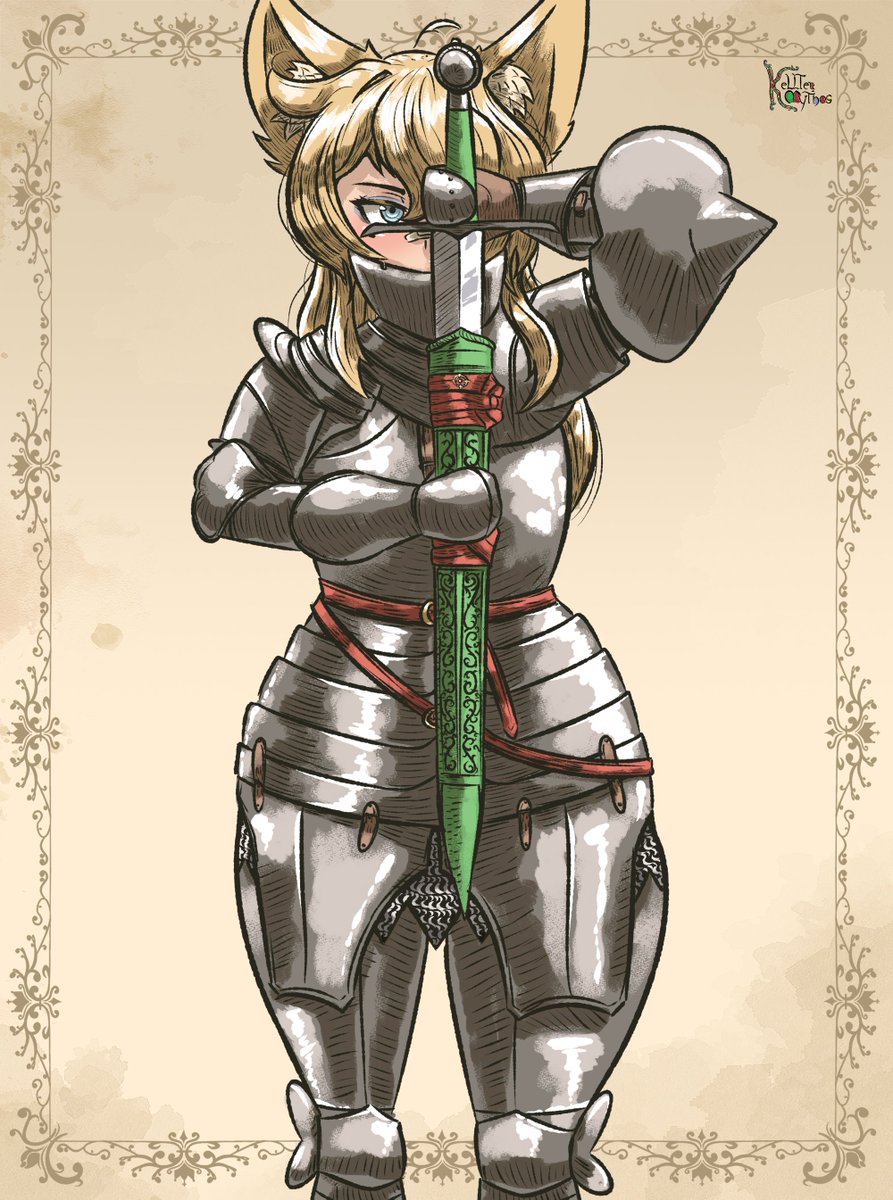 Full plate fox girl Whisky⚔️🦊