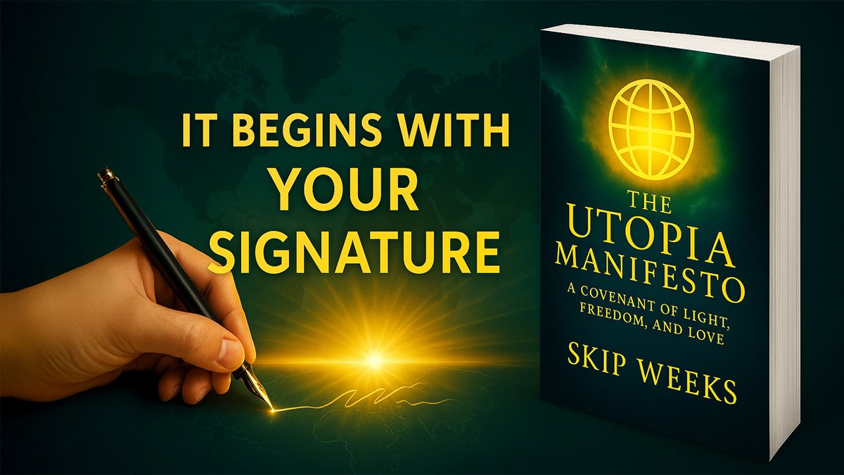 What if building a better world began with a single signature? ✨

The Utopia Manifesto is more than a book — it’s a movement of light, freedom, and love. It’s a living invitation for each of us to rise above fear, control, and division… and help rebuild a civilization worthy of