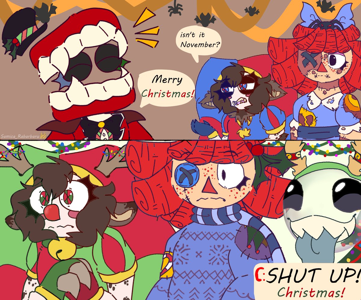 Samica_R's tweet image. Im sorry for not posting, i been having lil struggle, here is a repost  of old comic

#TADC #TheAmazingDigitalCircus #tadcfanart