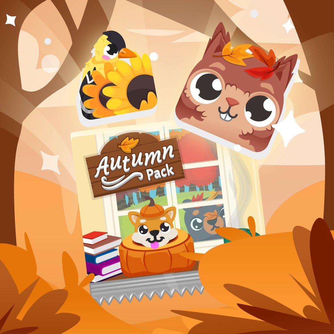 PlayBlooket's tweet image. 🍂 The Autumn Pack has arrived! 

Discover the cozy vibes of fall with two new Blooks: the Red Squirrel and the Chroma Goldfinch. 

Collect them while they’re here! 🍁