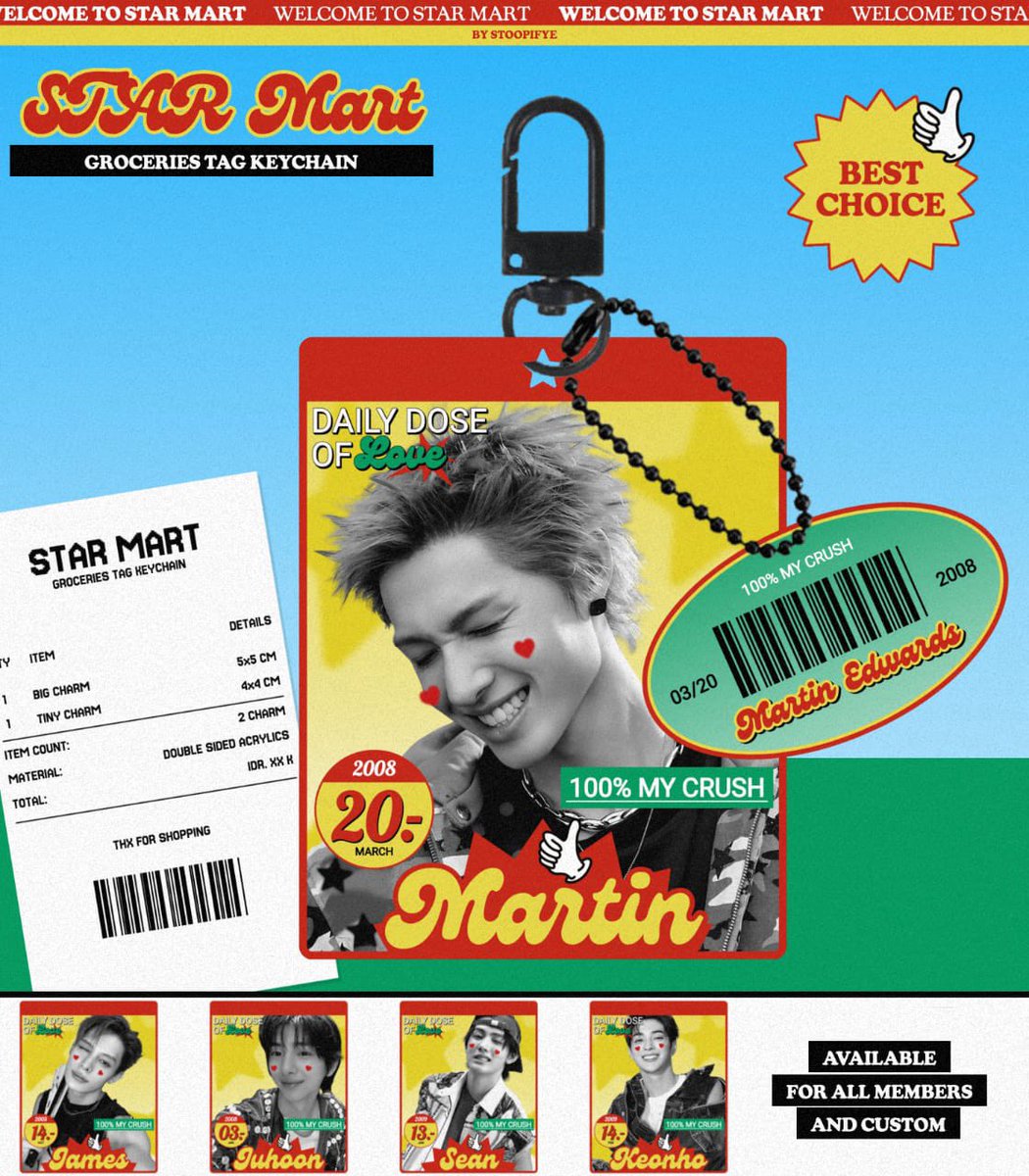 renaoie's tweet image. wts lfb cortis ph go

GROCERY TAG KEYCHAIN by @stoopifye 

—— ₱145 (+ISF) | DP ₱105, rb 1 week
⭐ DOO: 11/16, 11PM
🫧 x sensi &amp;amp; impatient 
📪 FETA after ship out
💌 dm @renaoie to order ! 

t. cortis martin james juhoon seonghyeon keonho