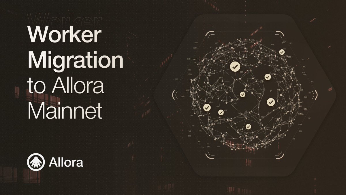 Olahosts's tweet image. Day 28: Allora’s intelligence is graduating to mainnet…. and only the best are coming along. 

As @AlloraNetwork nears mainnet, the network is entering a new phase focused on accuracy, consistency, and trust in its predictive signals.

Top performing Forge workers will be…