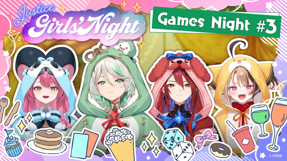 ceciliaimgreen's tweet photo. GIRLS' NIGHT 3!!!!!!

I wonder which game I picked!!! 
Hint: It's german woah!

Starting in 4h c:
🍵https://t.co/C2ur9CqB4U🍵
#ImmerScreen #holoJustice https://t.co/uVKbhn7Zvc