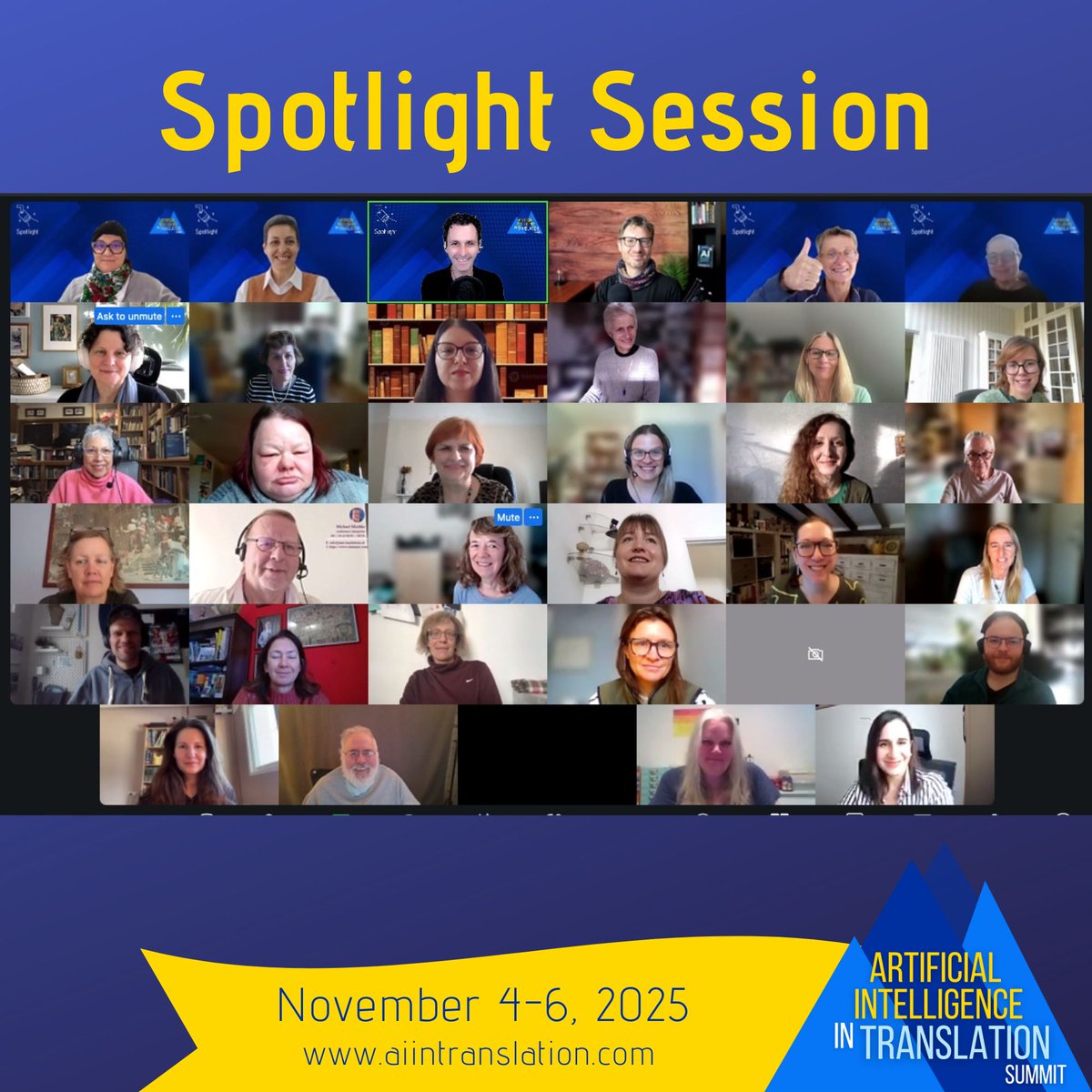 techforword's tweet image. Thanks for the wonderful discussions on 3 Mindset Shifts of AI Resilient Translators!

There is another session later on today at 7 PM CET (Geneva).

Do you have your FREE ticket for the AI in Translation Summit yet?

aiintranslation.com 👈

#TranslationSummit #xl8 #AI