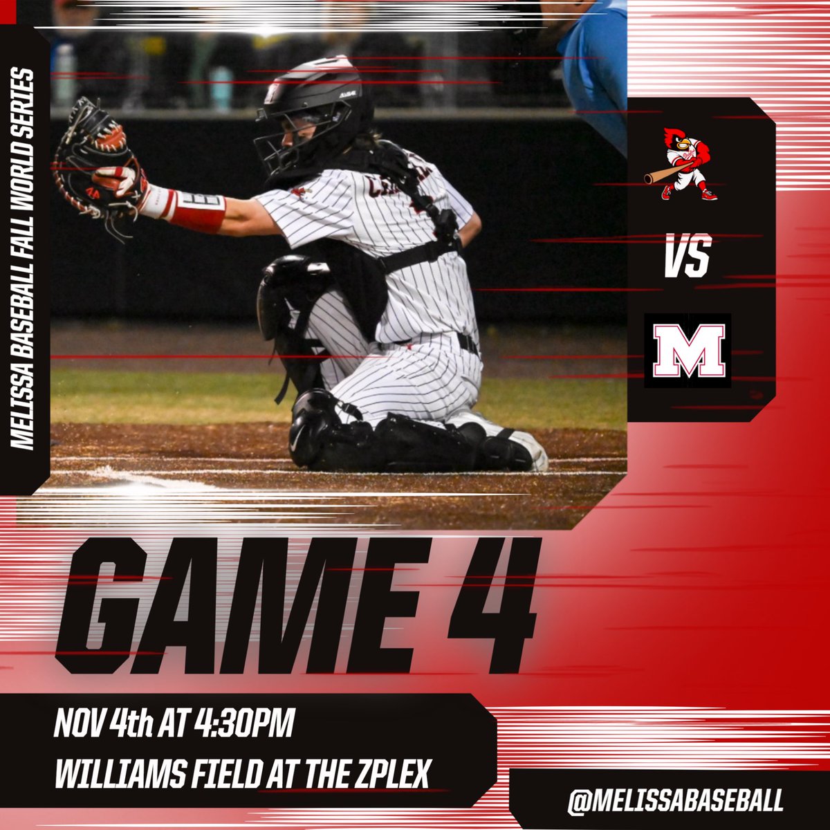 Fall World Series Game 4

Team Thompson looks to close it out. Team DeFury looking to force a Game 5!

First Pitch 4:30pm at the Zplex. 

#LTH | #DirtyBirdz