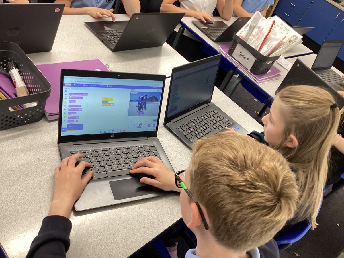 raeburnprimary's tweet image. Some budding games designers in year 6 have explored the concept of variables in programming.  
#RaeburnYear6
#RaeburnComputing
#scratchcoding