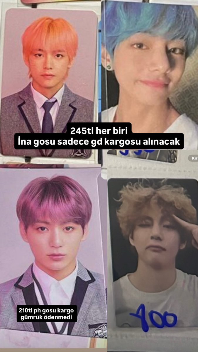 Bts satış/devir
Taehyung pc
Soowoozoo elimde diğerleri devir
Toplu gitmeli, devirlerin ücretini hemen alırım sowoozooyu bir hafta bekleyebilirim
Devirler @/ST4RT4E  gosundan
Rt lütfen