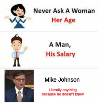 He doesn't know anything about anything.