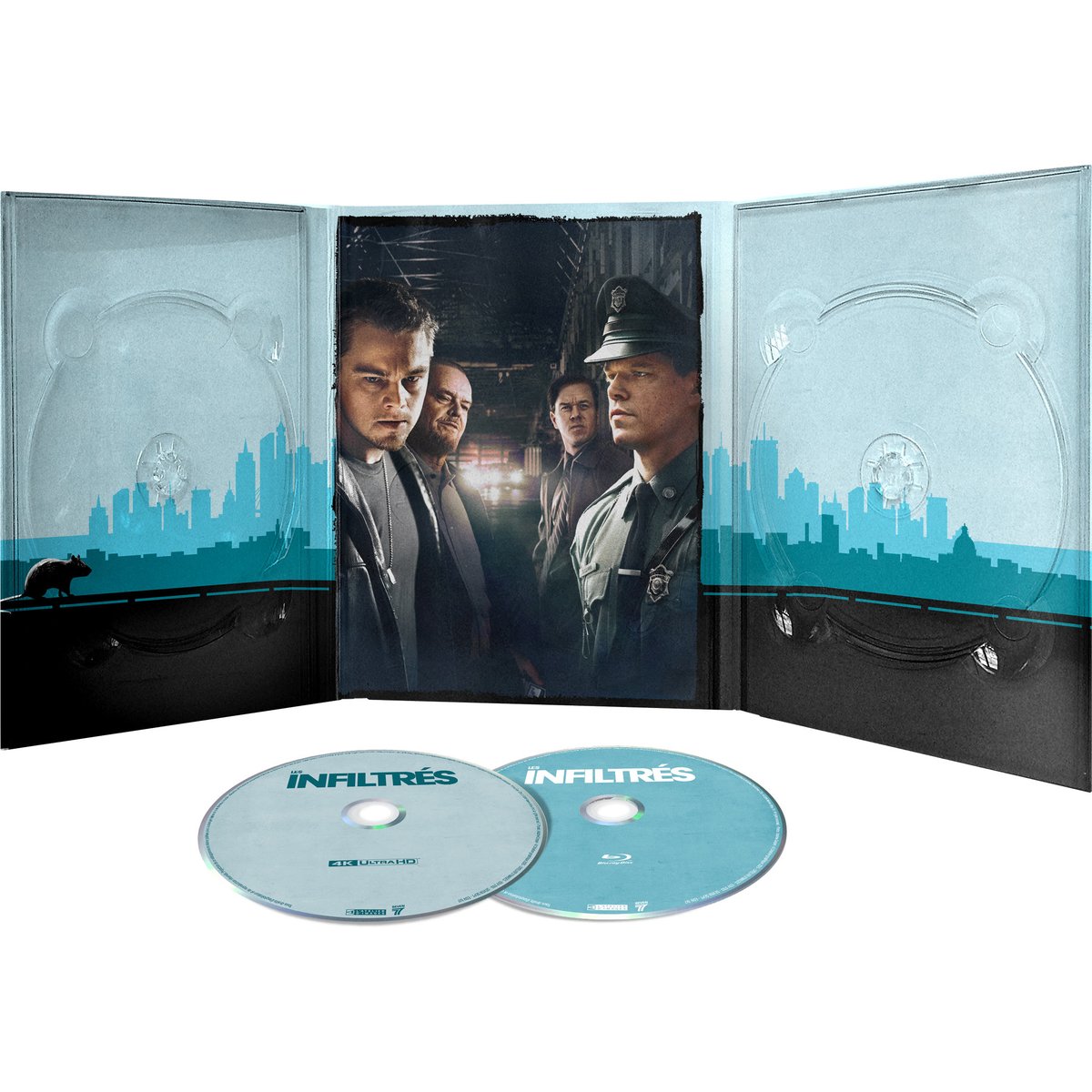 Martin Scorsese dirige Leonardo DiCaprio, Matt Damon, Jack Nicholson et Mark Wahlberg dans "Les Infiltrés" ("The Departed", 2006) en Digipack 4K Ultra HD Dolby Vision + Blu-ray et 1h30 de bonus, le 14 novembre 2025 chez <a href="/_SevenSept/">Seven Sept</a> / <a href="/latelierdimages/">L'Atelier d'Images</a> : dvdfr.com/dvd/f302565-in…
