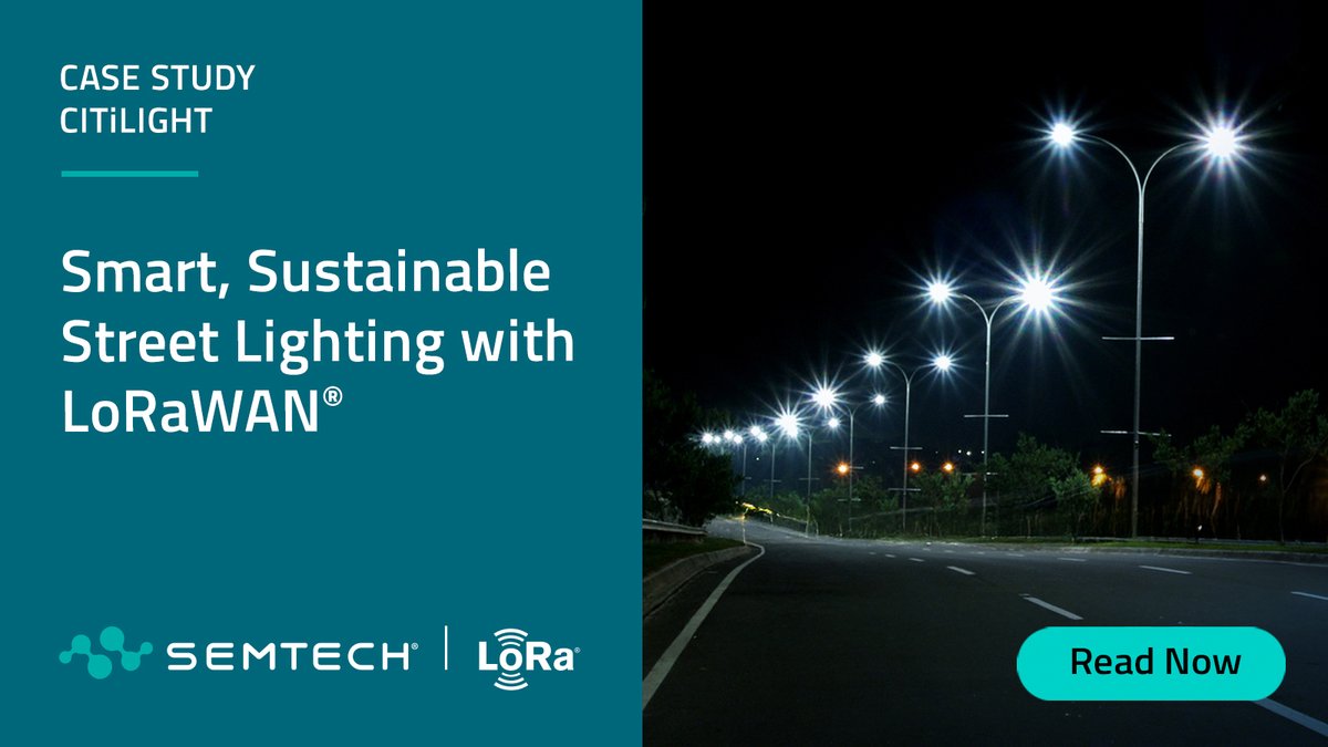 SemtechCorp's tweet image. 800,000 streetlights. 153 crore kWh saved. 5 lakh tons of CO₂ avoided.  
CITiLIGHT uses LoRaWAN for real-time monitoring, adaptive lighting, and instant fault detection across 140+ cities.
Read now: hubs.la/Q03PqlJh0

#Semtech #SmartCities #LoRaWAN