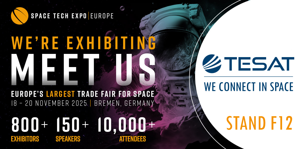 🚀 #TeamTESAT is getting ready for <a href="/SpaceTechExpoEU/">Space Tech Expo Europe</a> 2025 in Bremen! Discover how we’re advancing multi-orbit connectivity, optical comms, &amp; next-gen satellite links. Visit us at Booth F12, Hall 5 – let’s shape the future of #Space together! 🛰️ #SpaceMatters #TeamTESAT