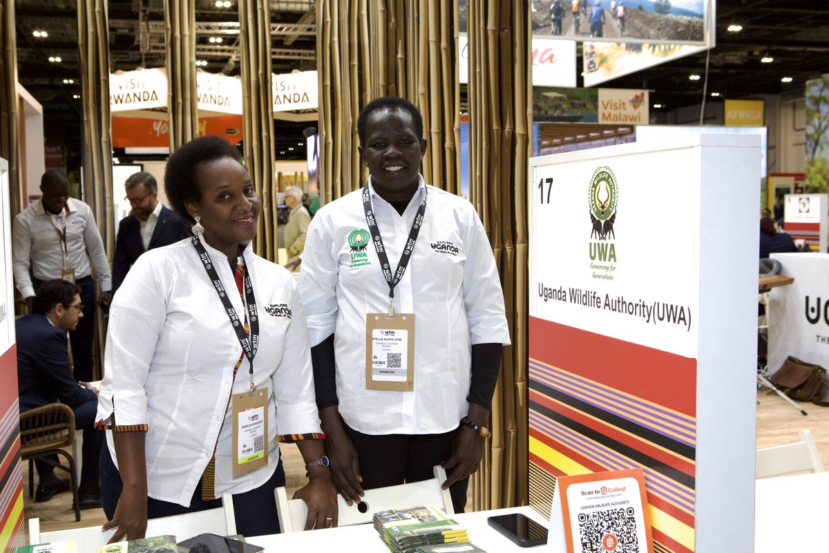 TourismBoardUg's tweet photo. Day 1 of @WTM_London opened with vibrant energy as we unveiled the @ExploreUganda: The Pearl of Africa experience to the world.

Over the next two days, we���ll deepen engagements, strengthen strategic partnerships, and further amplify Uganda’s presence on the global tourism stage.

Pass by our stand (S13-210), if you are in London to experience the Pearl of Africa. 

#WTMLondon25 #ExploreUganda #WTMLDN