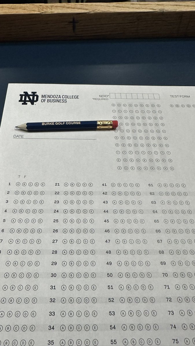 primecadend's tweet image. Biggest exam if the year so far and this is the only pencil I have. #letsride