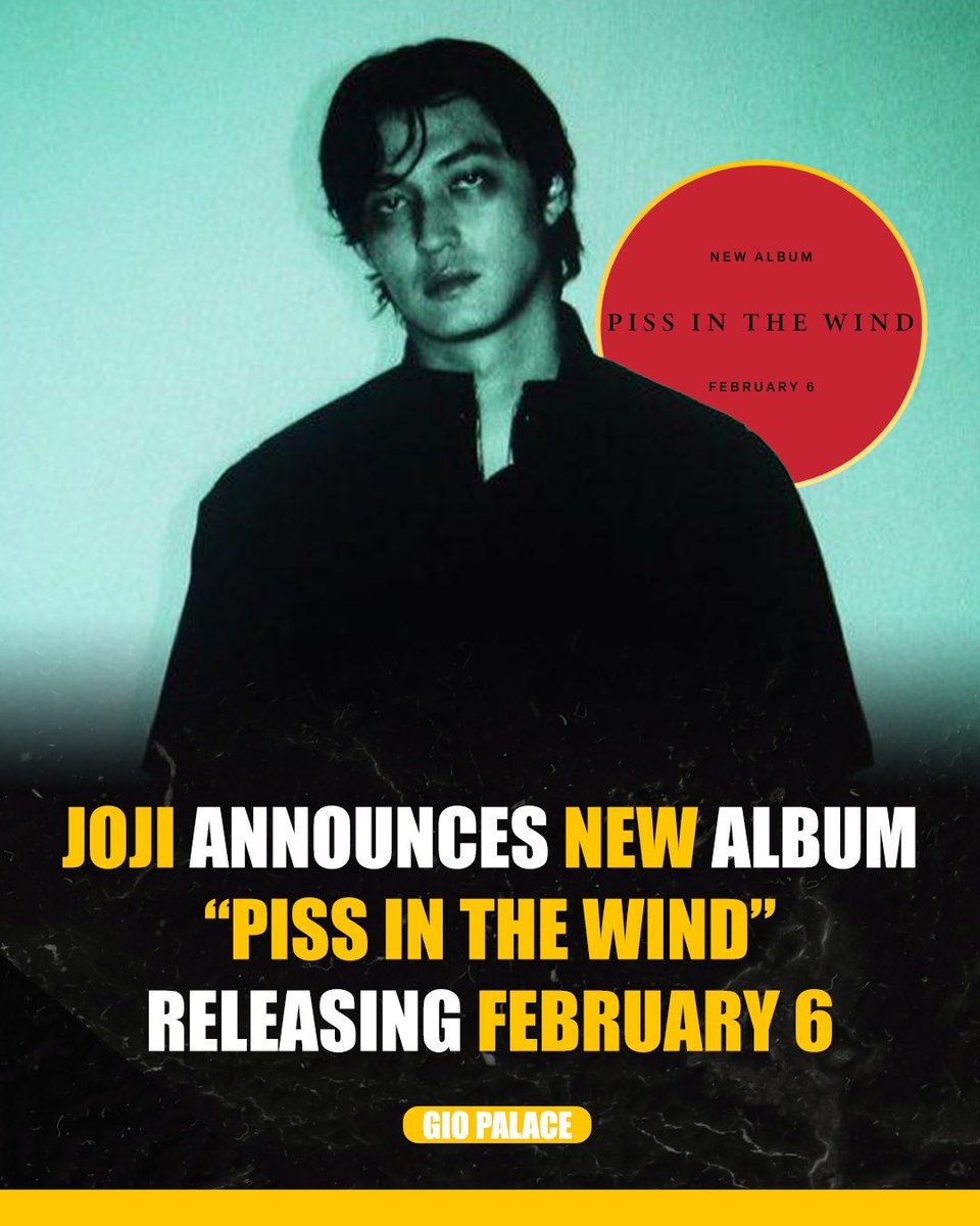 Joji is back with his fourth studio album Piss In The Wind set to