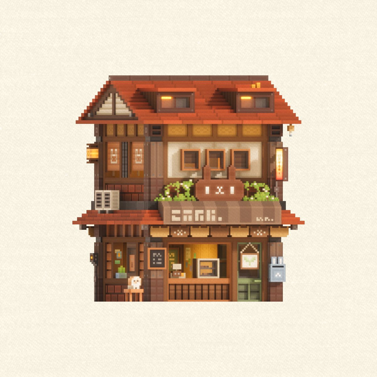 bkvoxel's tweet image. broken orange cafe
#voxel #voxelart #magicavoxel