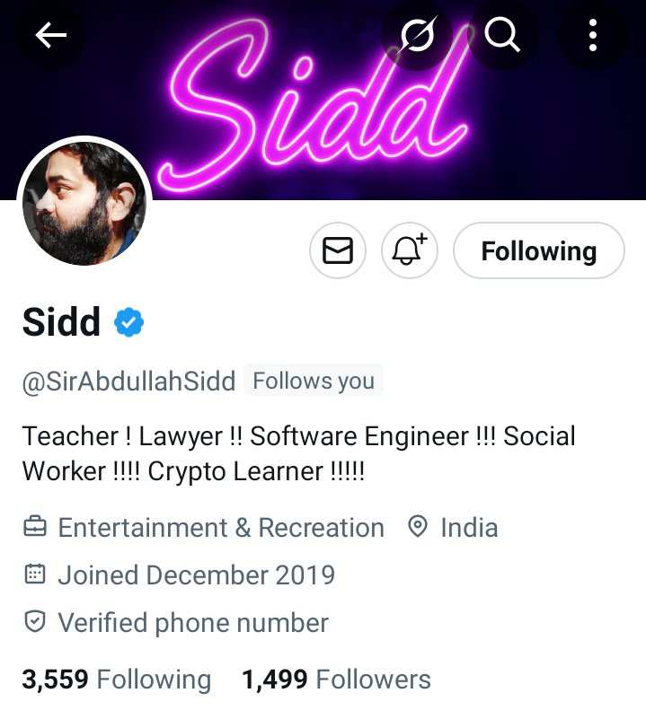 आज का आखिरी प्रमोशन

मिलिए sidd से

Sidd भी अभी X प्लेटफॉर्म पर नए है और अच्छी पोस्ट करना सीख रहे है 
इसलिए ज्यादातर वीडियो कंटेंट डालते है 

लेकिन अपने फॉलोवर्स के कंटेंट को अपनी तरफ से पूरा सहयोग देने की कोशिश करते है

नए क्रिएटर्स को अगर आप सपोर्ट करेंगे तो इनका मनोबल बढ़ेगा