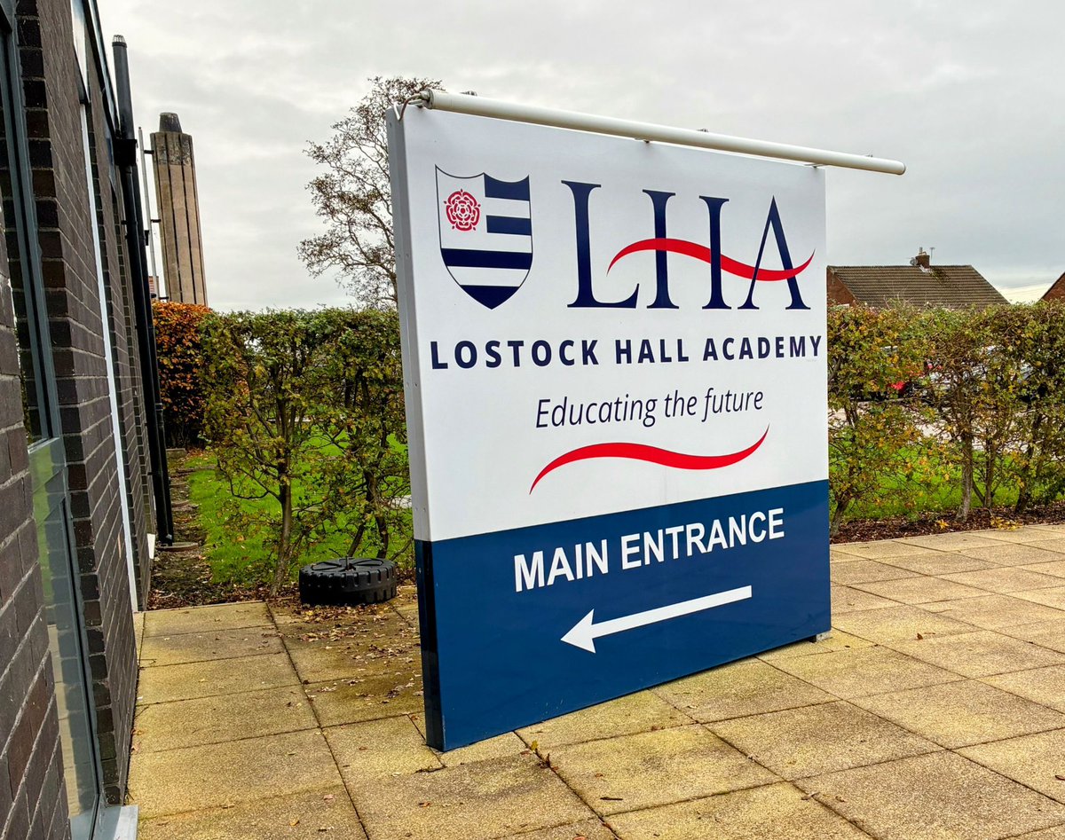 Back in Preston to discuss cyber security at Lostock Hall Academy.
