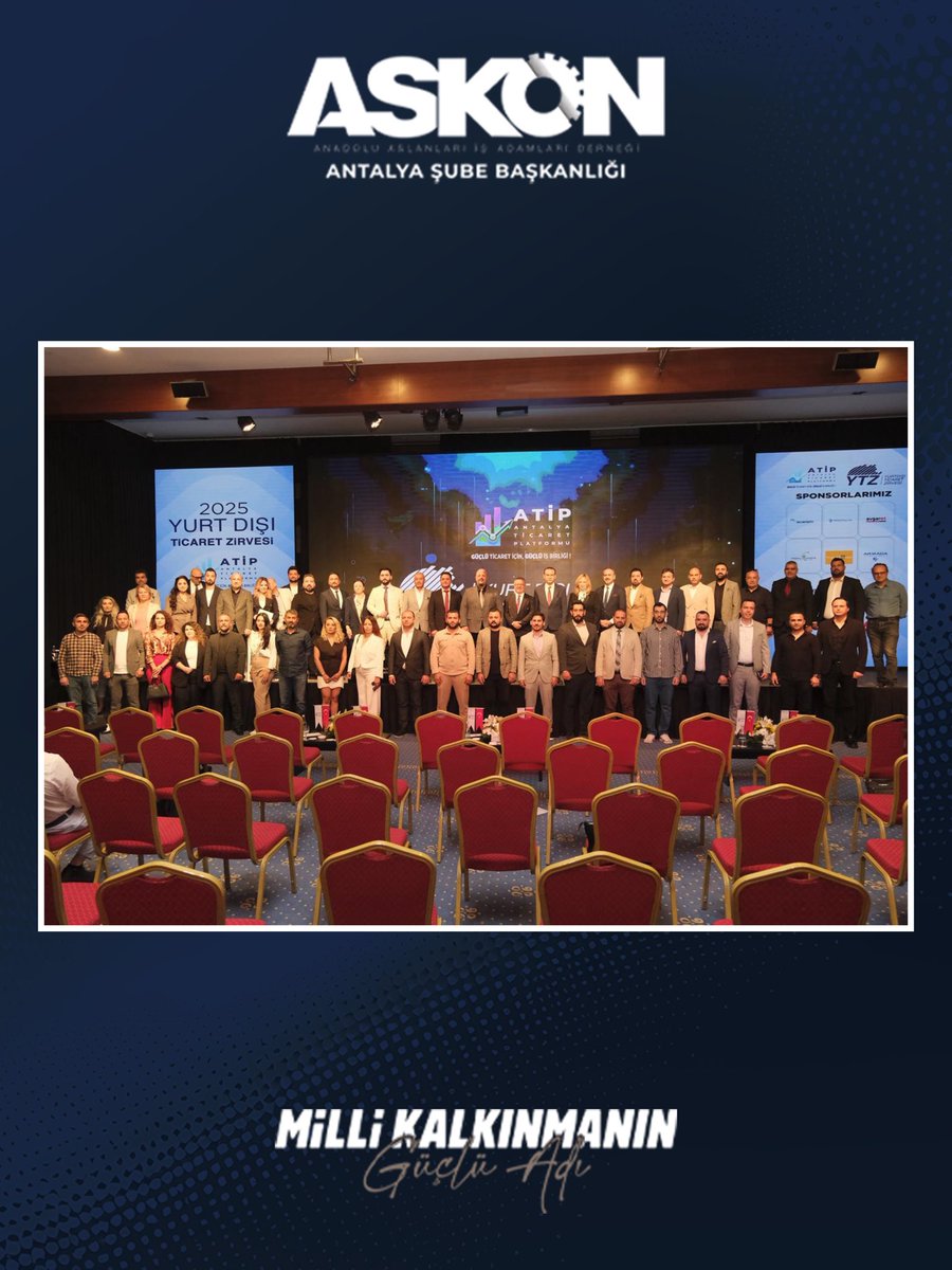📌 ASKON Antalya Yurtdışı Ticaret Zirvesi’nde

Antalya Ticaret ve Sanayi Odası ev sahipliğinde, Antalya Ticaret Platformu (ATİP) tarafından düzenlenen Yurtdışı Ticaret Zirvesi’ne ASKON Antalya olarak katılım sağladık.
