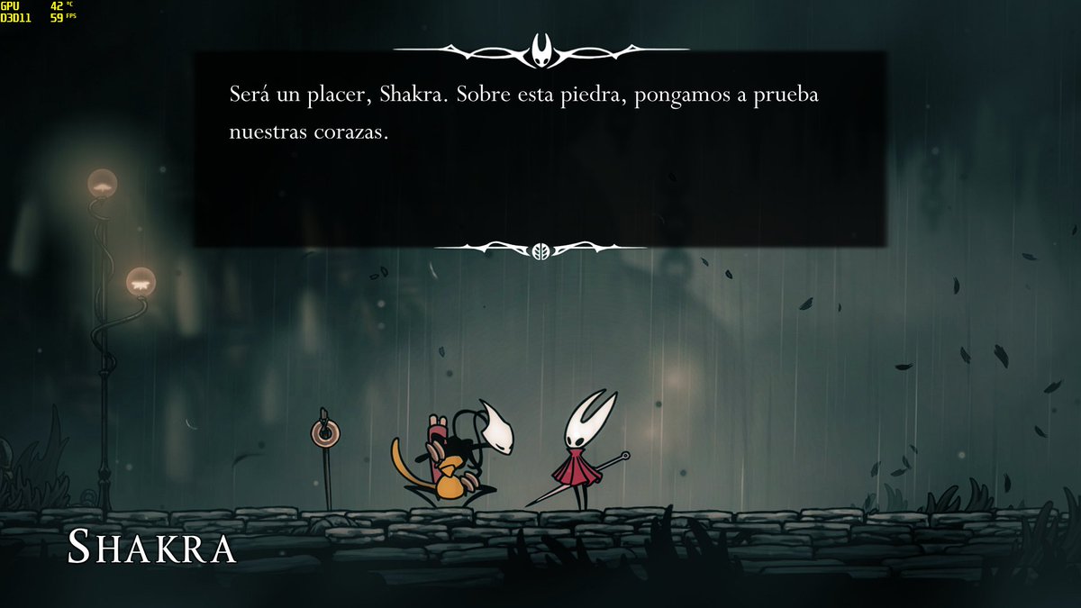 •Levanta tu filo y pon a prueba mis anillos! Quizás serás mi mayor reto.
Sobre esta piedra pongamos a prueba nuestras corazas•