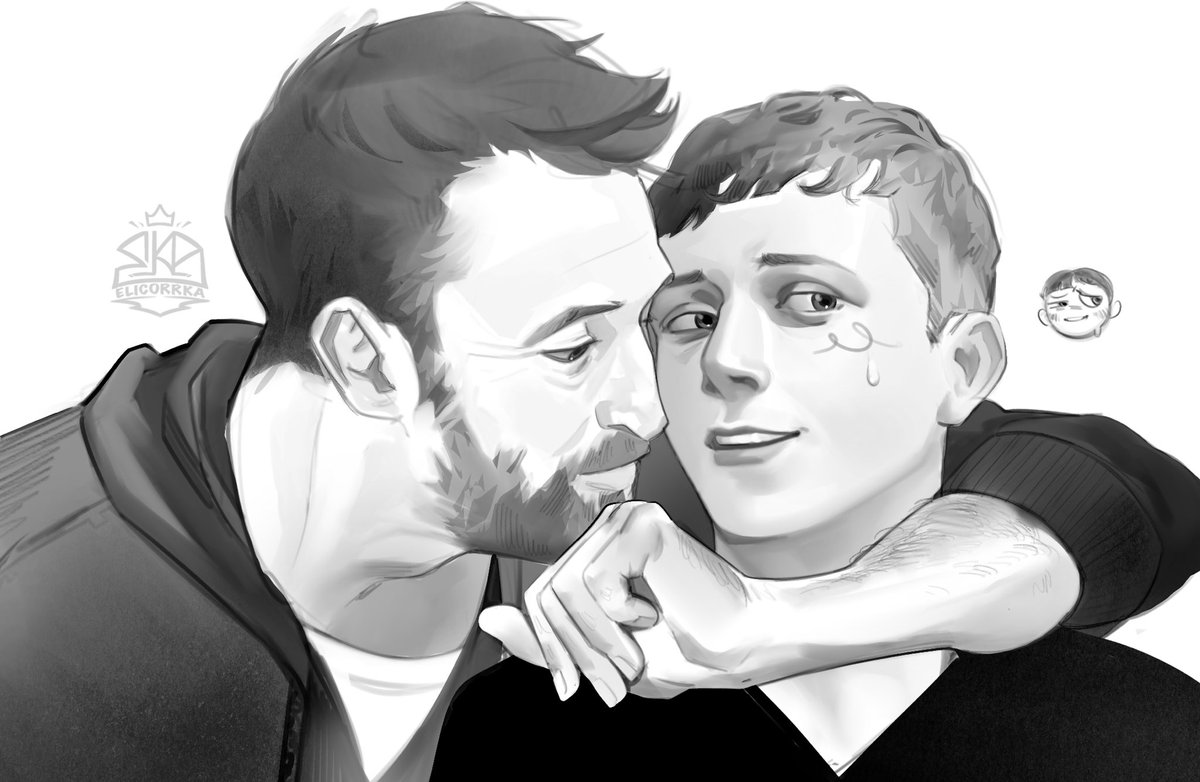 i am doing only pathetic black and white portraits
i promise ill start do something more interesting eventually when i have more free time

i did an animation meme with them tho…