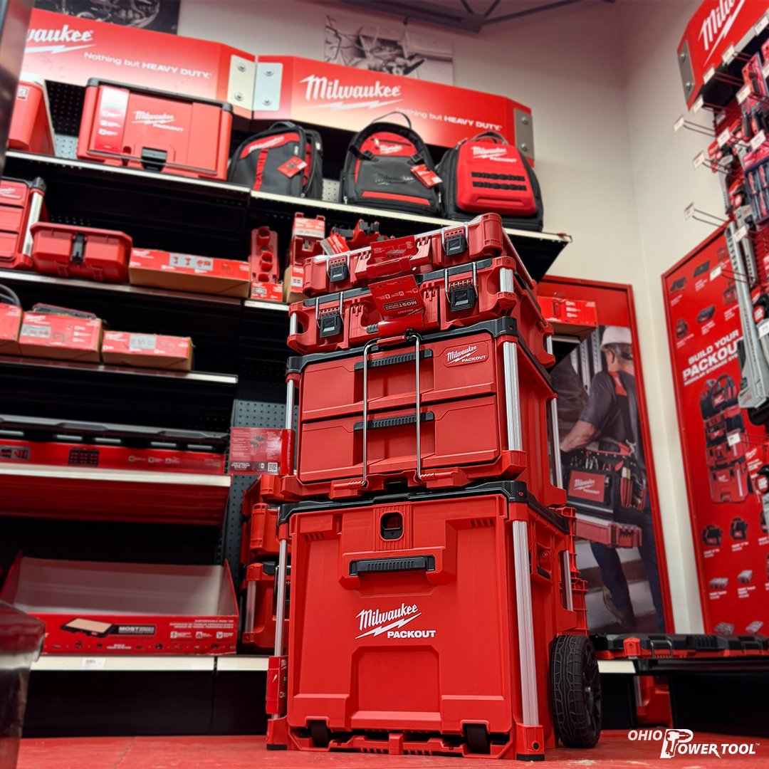 OhioPowerTool's tweet image. PACKOUT savings are live, save $50 off $199, $90 off $299, or $150 off $399+ in qualifying @MilwaukeeTool  PACKOUT gear. Stack it. Lock it. Save big while you can.
Shop now: ohiopowertool.com/tool-deals/pro…
...
#MilwaukeeTool #PACKOUT #OhioPowerTool #ToolDeals