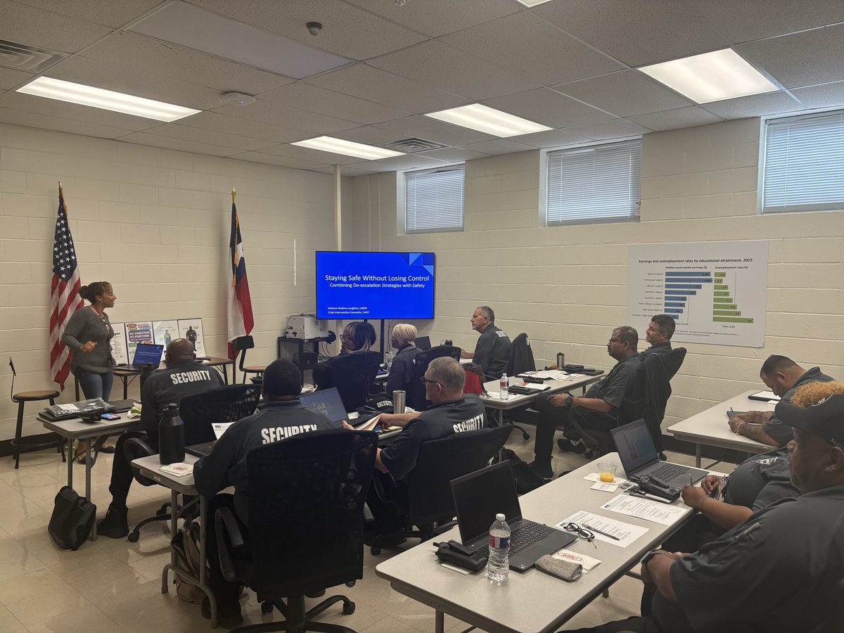 Great day of professional development with our BISD Security Officers.  Among the topics, presenters covered, the upcoming District Vulnerability Assessment DVA, Deescalation techniques, and security at events.  Excellent work.