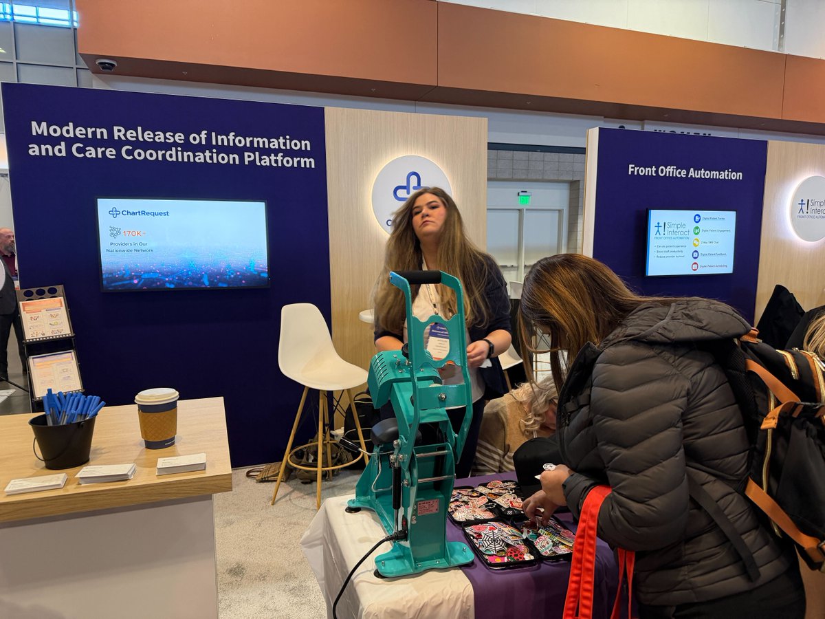 We’ve enjoyed pressing custom hats and connecting with so many healthcare professionals at athenahealth Thrive.

Visit booth #711 by Nov. 5 to customize a free hat, meet our team, and discover how we support exceptional care.

#athenahealthThrive #athenahealth #HealthIT #ROI #HIM