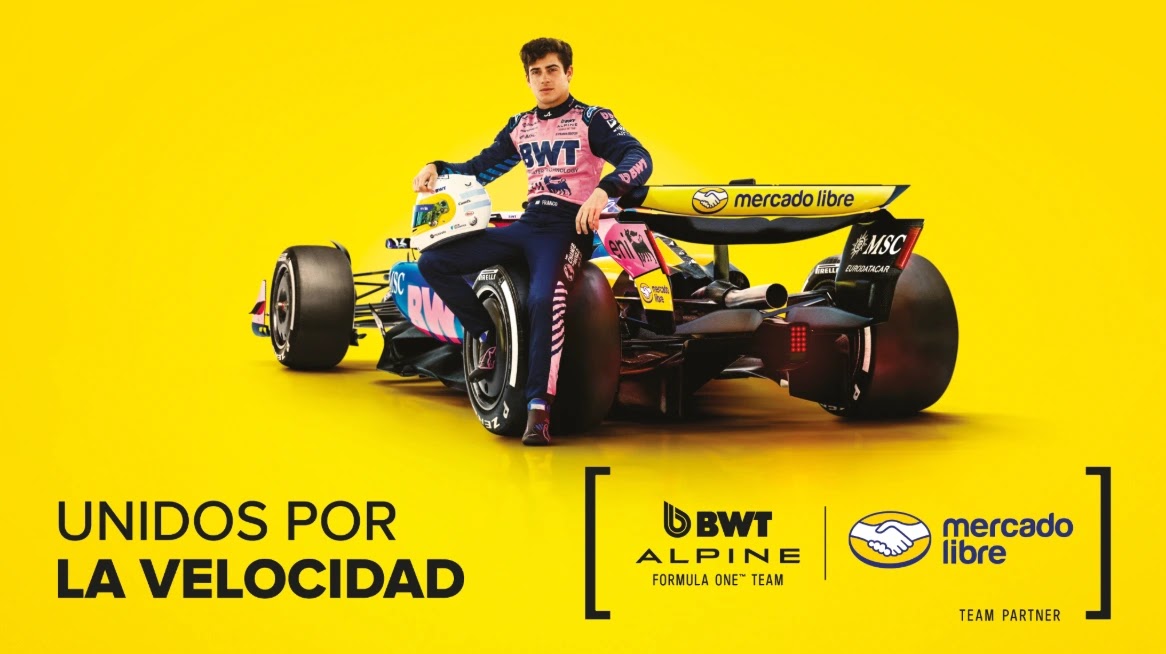 cxocommunity's tweet photo. Franco Colapinto lleva los colores de Mercado Libre a la Fórmula 1 con BWT Alpine https://t.co/1faMH71rkX 🔗 CXOCommunity #F1 #MercadoLibre #BWTAlpine #FrancoColapinto #UnidosPorLaVelocidad https://t.co/lpiJx8jRoG