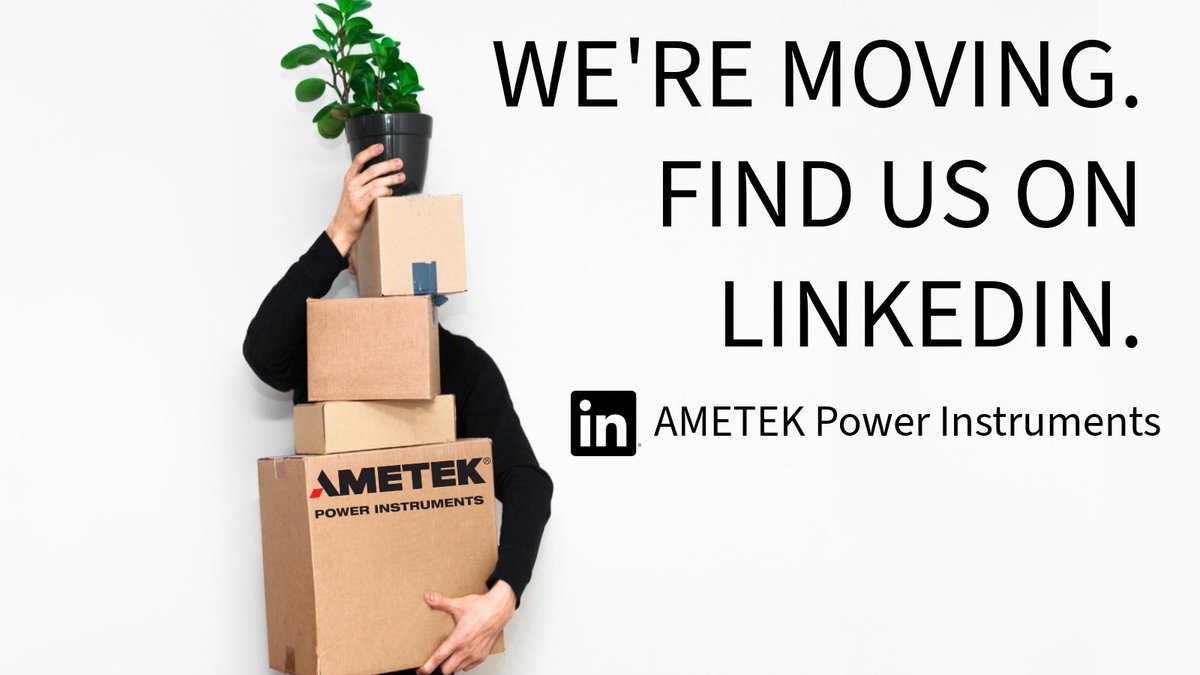 This channel has been a great adventure, but it’s time to move! 🚚 Follow us on LinkedIn to keep the journey going. linkedin.com/company/ametek…