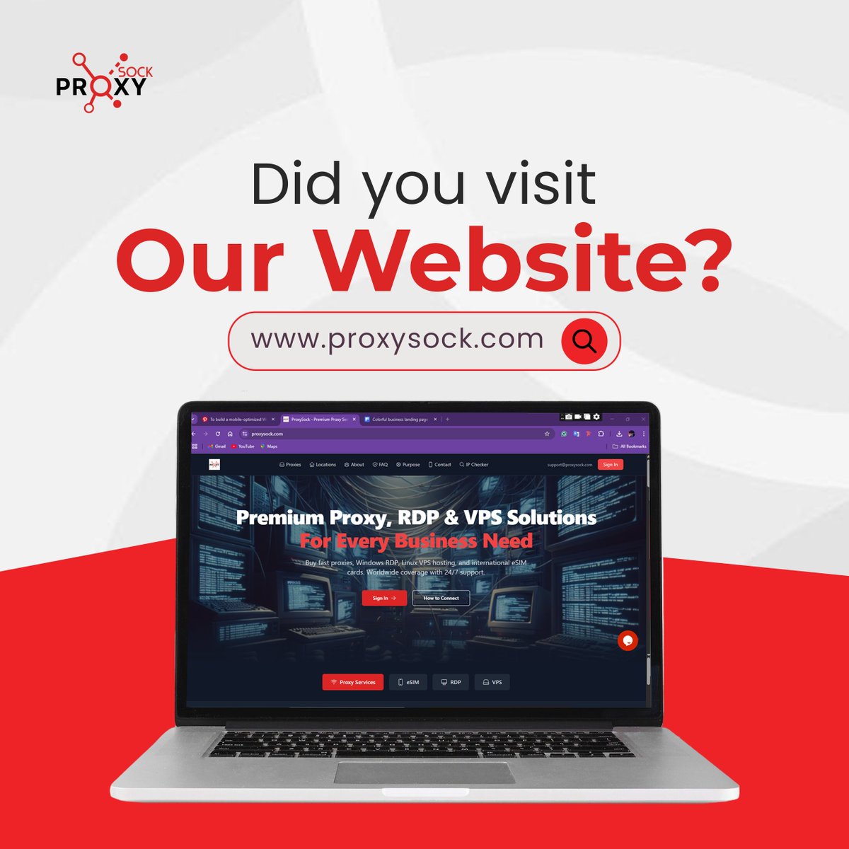 Cybertwts's tweet image. This is a reminder to visit our website today. When you think security and limitless internet access, think proxy socket! 

#server #internet #hosting #tech #cybersecurity