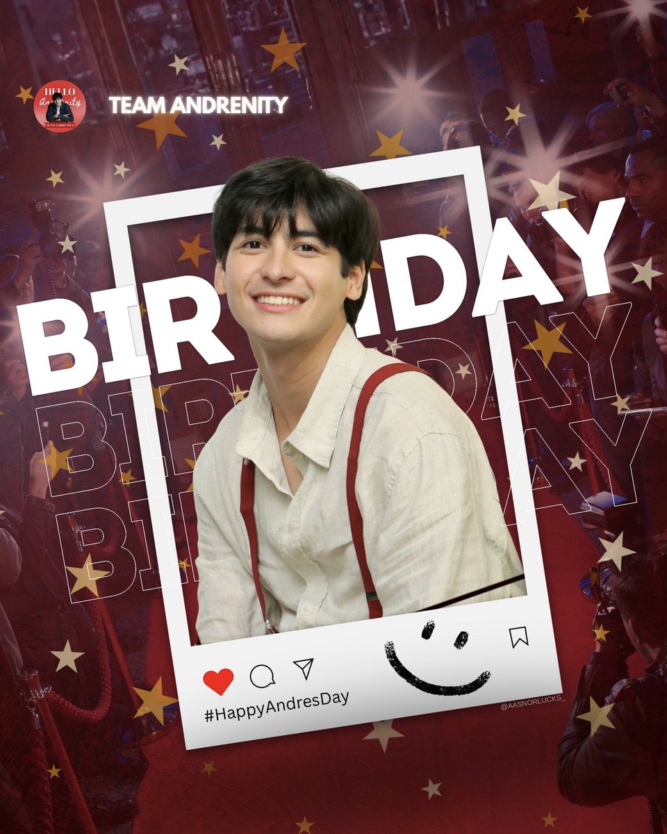 teamAndrenity's tweet image. Happy Birthday to our best boy, Andres Muhlach!🎂🎉
Wishing you good health, happiness, and endless blessings. Continue to inspire everyone around you with your kindness, humility, and passion. We’ll always be here to cheer you on and support you every step of the way. WeLoveU❤️