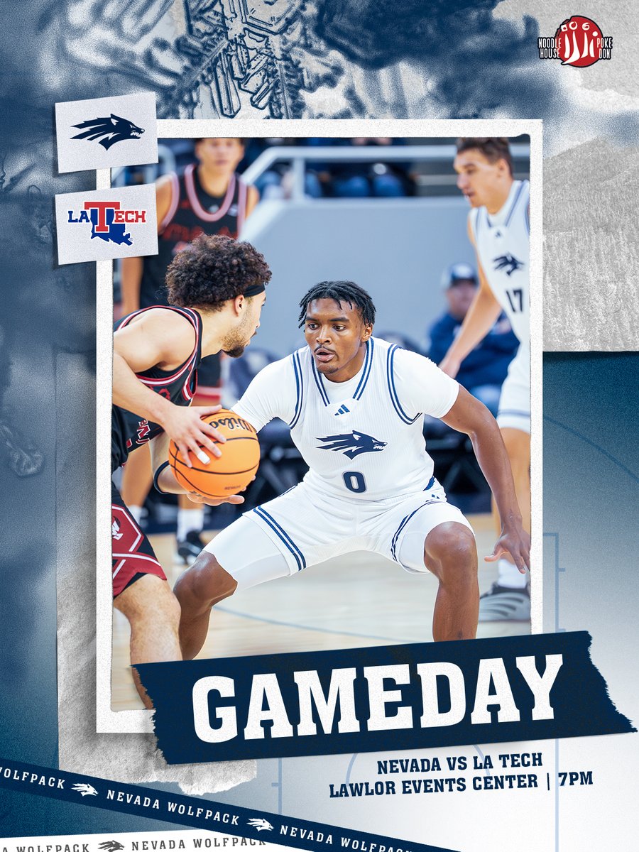 NevadaHoops's tweet image. 𝐆𝐀𝐌𝐄𝐃𝐀𝐘 🐺 

🆚 LA Tech
⌚ 7 p.m.
📍 Lawlor Events Center
📺 Mountain West Network/ MW App
📻 95.5 KNEV/The Varsity Network
🎟️ MyNevadaTickets.com

#BattleBorn | #PackParty