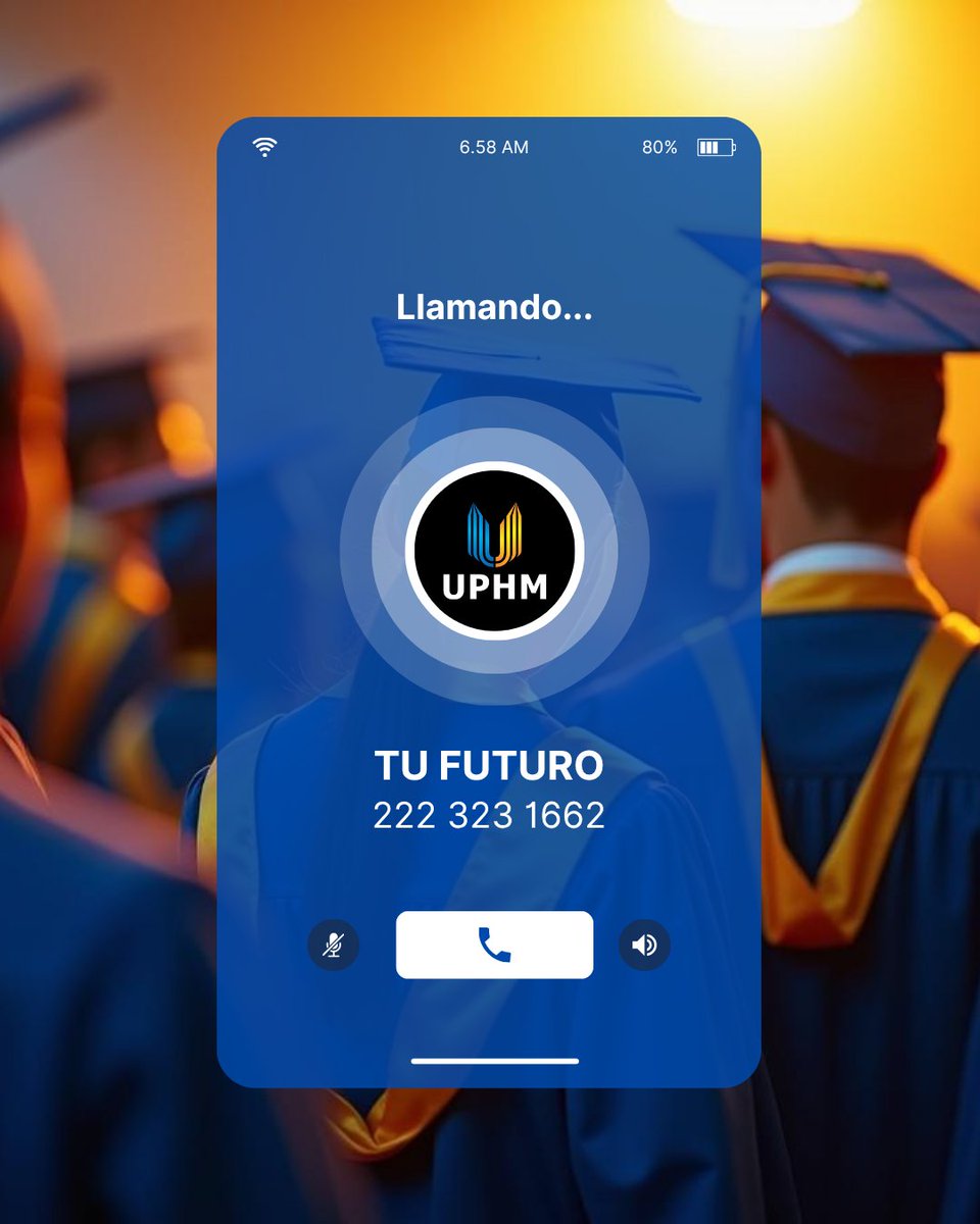 📞 Tu futuro está llamando… no lo dejes en espera.
En la UPHM te impulsamos a alcanzar tus metas.
🎓 Aprovecha una beca del 50% y comienza tu historia.
💬 Envíanos un WhatsApp al 222 323 16 62 y empieza tu camino.