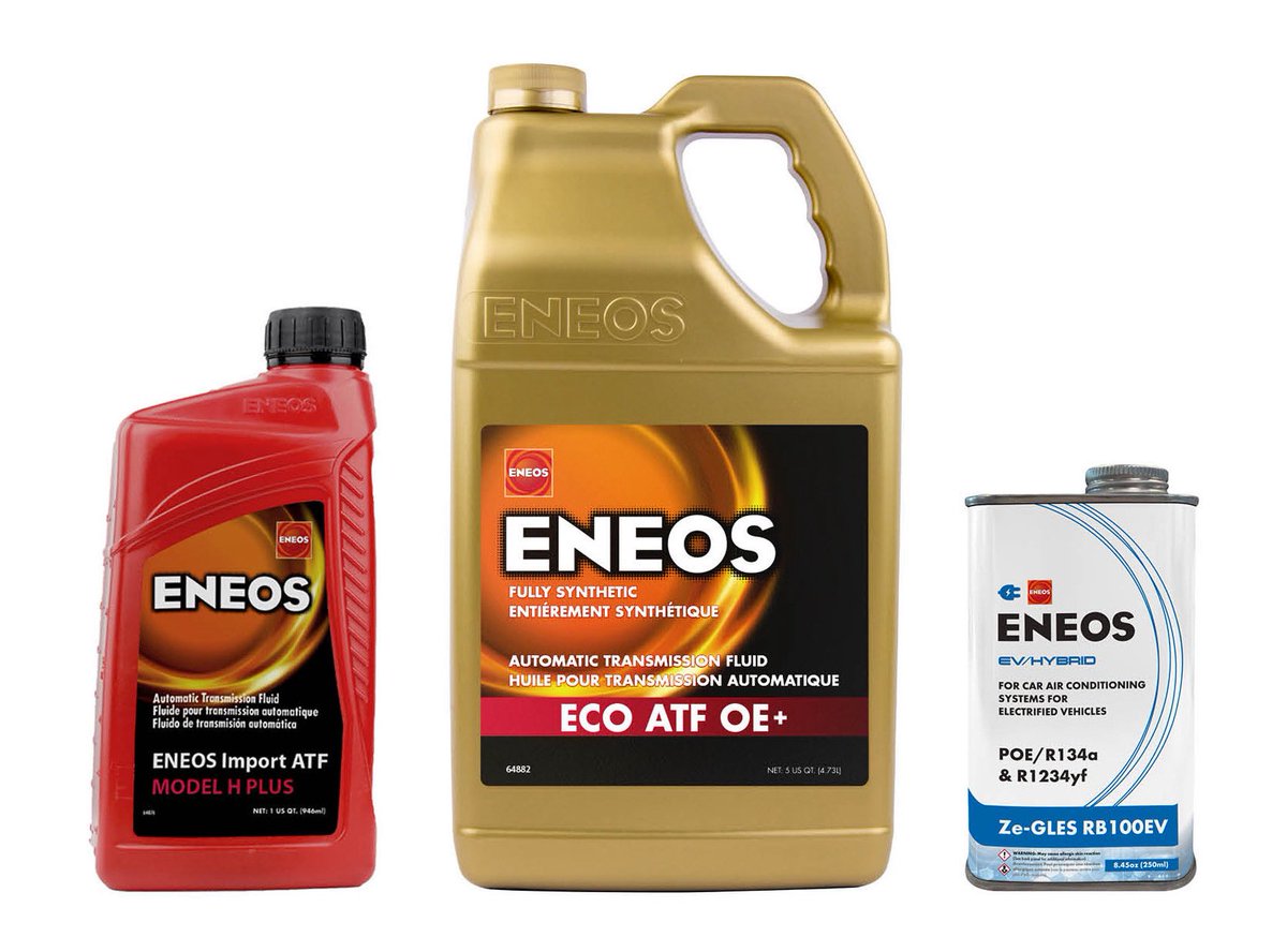 ENEOSUSA's tweet image. #ENEOS is proud to introduce three new products at the 2025 AAPEX Show, including: Import ATF Model H Plus, AC Compressor Oil Ze-GLES RB 100EV, and ECO ATF OE+. Visit us at booth A1879 in the Venetian Expo Level 2 to learn more.

#AAPEX #SyntheticOil