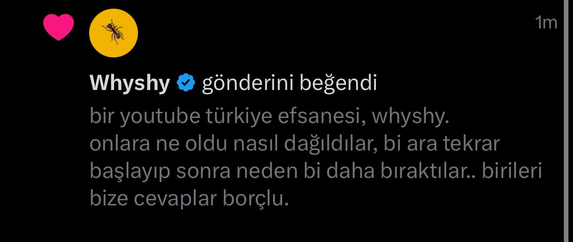 benden duymuş olmayın ama 2024deki twite yeni fav gelmiş