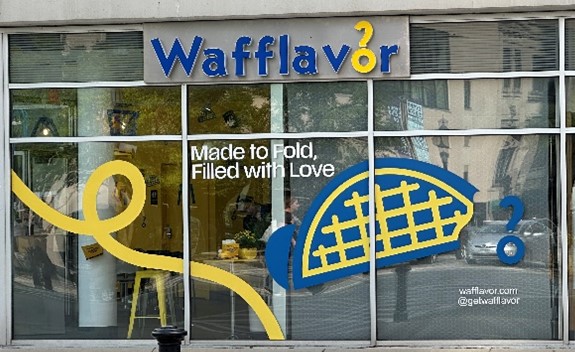 SusanMeyerIntl's tweet photo. #TrademarkTuesday
So you would imagine that this shop in Evanston, IL with the suggestive telescoping trademark would sell flavorful waffles. Turns out to be Korean street style inspired waffles and smoothies.
    
#TrademarksTakeYouThere @SusanMeyerInternational https://t.co/Didr6K5VAH