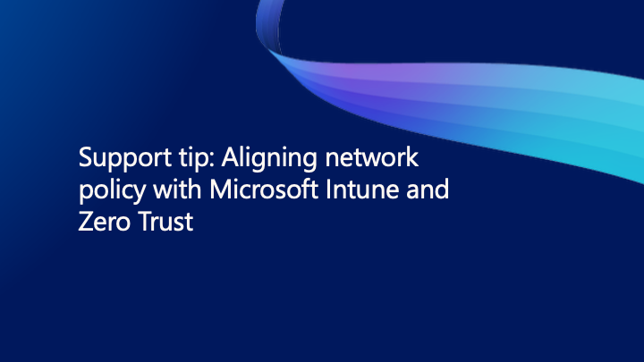 🥩🥩Mr T-Bone tip!🥩🥩
Boost your security game—learn how to align network policy with Intune &amp; Zero Trust for airtight protection! Read more 👇 by Mr T-Bone (MVP)

#cybersecurity #ZeroTrust #MVPBuzz #MsIntune #MicrosoftTechCommunity

tip.tbone.se/LKHKXO