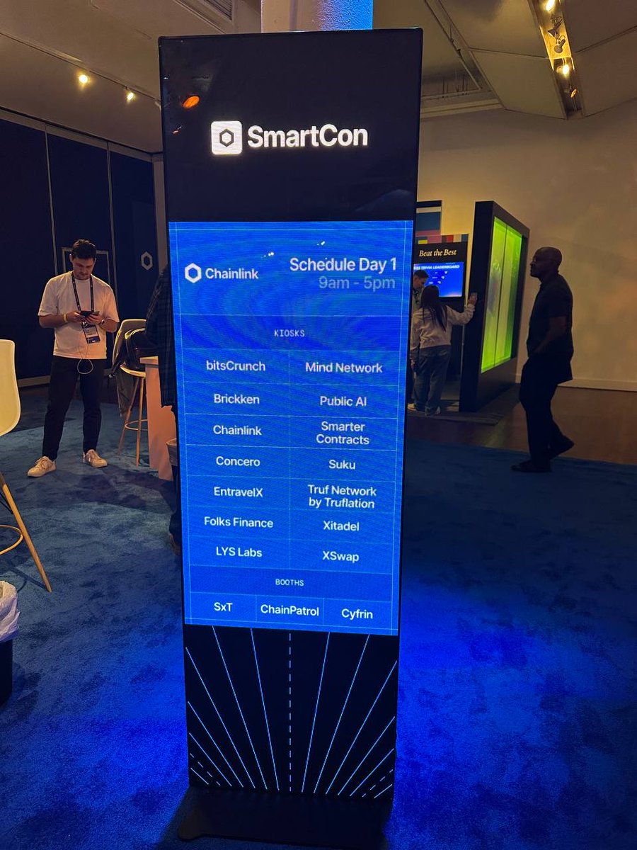 bitsCrunch's tweet image. bitsCrunch at @chainlink SmartCon NYC!

Good people, better conversations, and a shared love for onchain data. #SmartCon2025 #bitsCrunch
