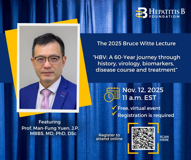 📢 Join us for the 2025 Bruce Witte Lecture with Prof. Man-Fung Yuen, J.P., MBBS, MD, PhD, DSc!
💡 “HBV: A 60-Year Journey through History, Virology, Biomarkers, Disease Course and Treatment”
👉 Learn more: ow.ly/6zNh50X70qV
🖱 Register: ow.ly/4k8o50X70qR
#HBVResearch