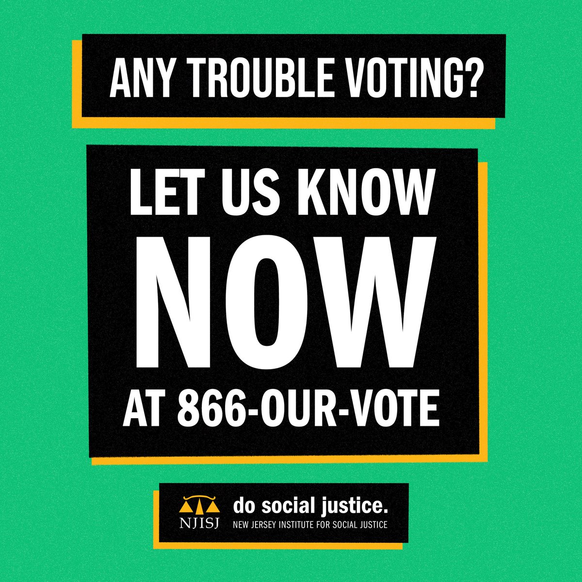 Remember - your vote is protected. Let us know if you’re seeing any issues at the polls!