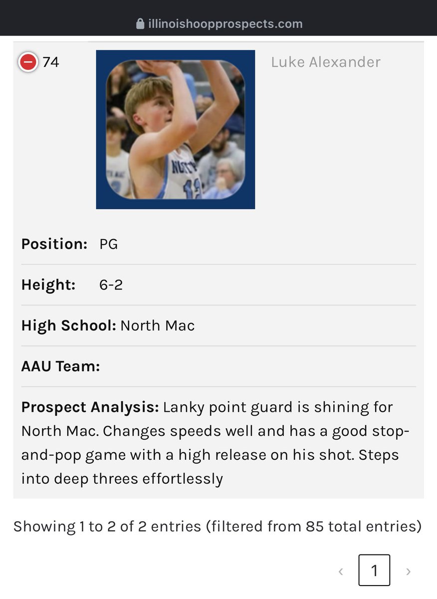 Thank you <a href="/ILHoopProspects/">Illinois Hoop Prospects</a> for the write up and ranking! Looking to move up in those rankings this season💯