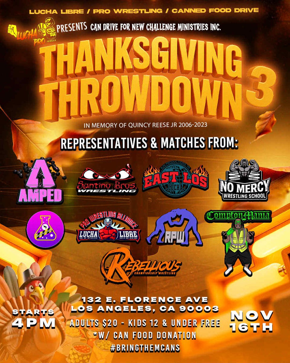 AmpedWrestling's tweet photo. Pro wrestling and can drive!!!! South LA!!! Please #Bringthemcans
#Wrestling #Liveprowrestling #Southcentral #Lucha #Luchalibre
#losangeles https://t.co/CPwE285jlh