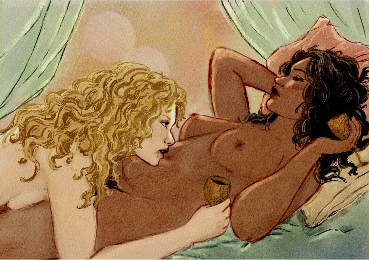 #Cerseiweek2025 | day 3: Gender &amp; Sexuality

“Would it amuse Your Grace to be a man one night? / Only if you remained a woman.“

🎨: <a href="/rhaenyra69/">steph🫧</a>