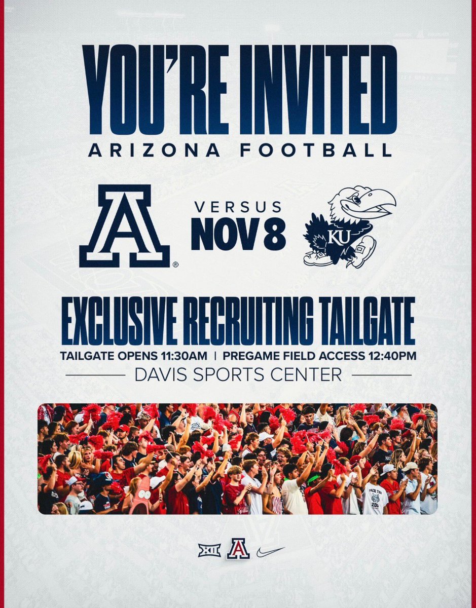 Excited to be in RED this weekend for <a href="/ArizonaFBall/">Arizona Football</a> Homecoming!! #BearDown <a href="/coachBSanders18/">Brandon Sanders</a> <a href="/CoachBrennan/">Coach Brennan</a> <a href="/RealCoachCarter/">Alonzo “Zo” Carter</a> <a href="/LambertTashaun/">Tashaun Lambert</a> <a href="/anthony_wilhite/">Anthony Wilhite II ✞</a> <a href="/CoachGonz/">Coach Gonzales</a>