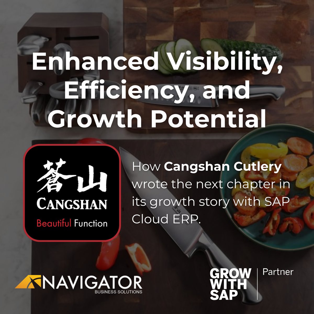 NavigatorSAP's tweet image. Upgrading to #SAPS4HANA Cloud was more than a tech shift for @CangshanCutlery, it was a complete process #transformation.

With Navigator’s guidance, they adopted best practices for a smooth, day-one go-live.

⚙️Learn how they reengineered efficiency: hubs.ly/Q03QhLhm0