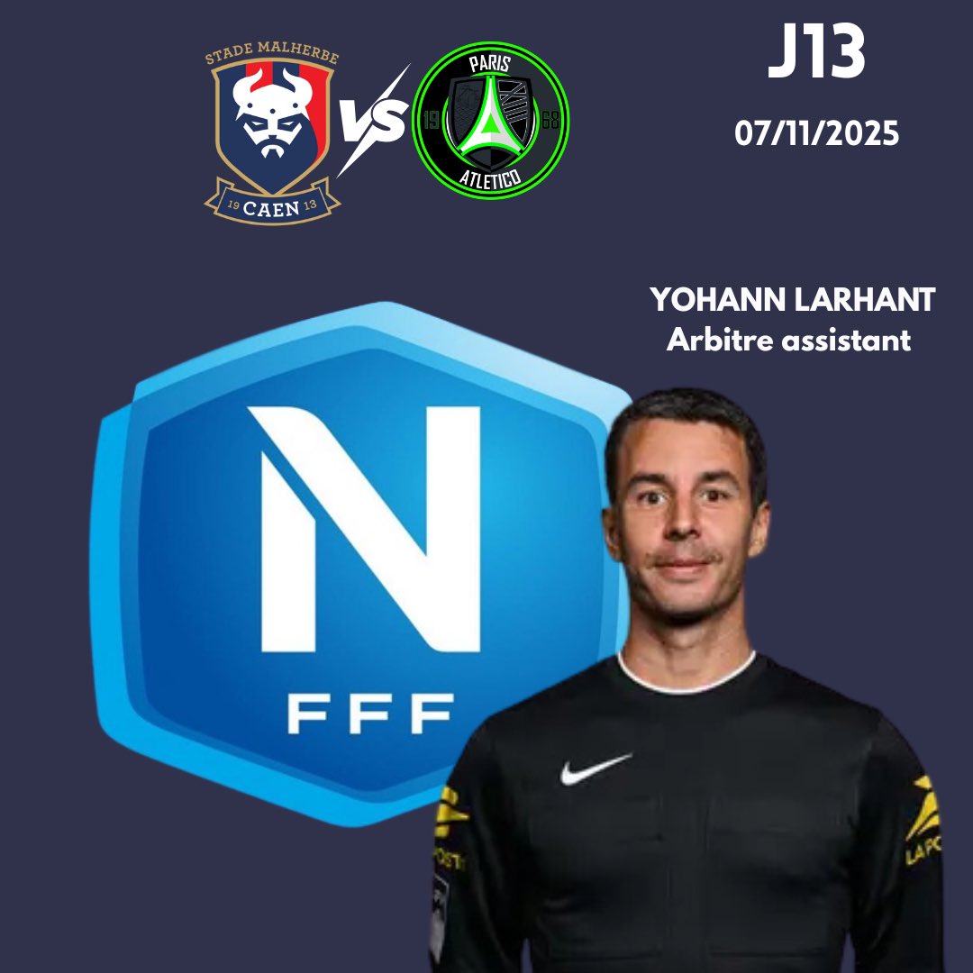Après plus de 20 mois loin des terrains, Yohann LARHANT fait son grand retour ce vendredi à Caen pour la 13e journée de National 👏

Bravo Yohann pour ta persévérance et bon match 💪⚽